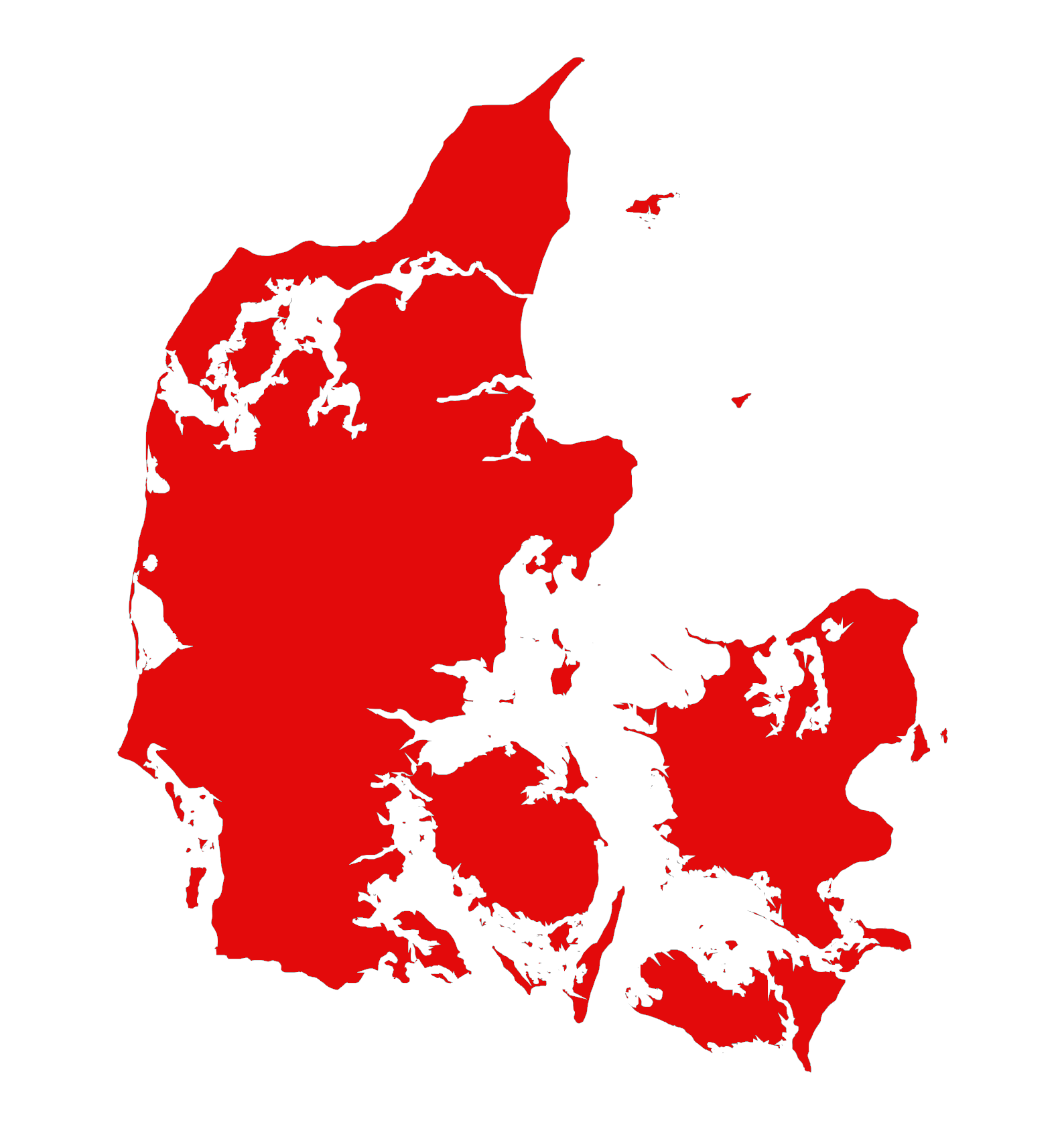 Danmarkskort