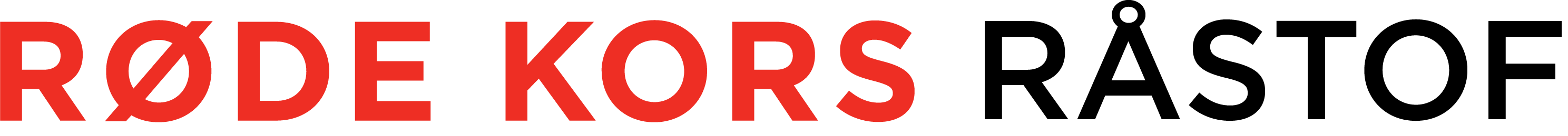 Røde Kors Råstof logo