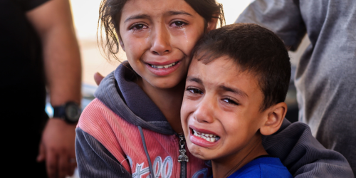Gaza to børn