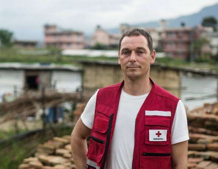 Bjarke Skaanning katastrofechef i Røde Kors. Foto: Jakob Dall