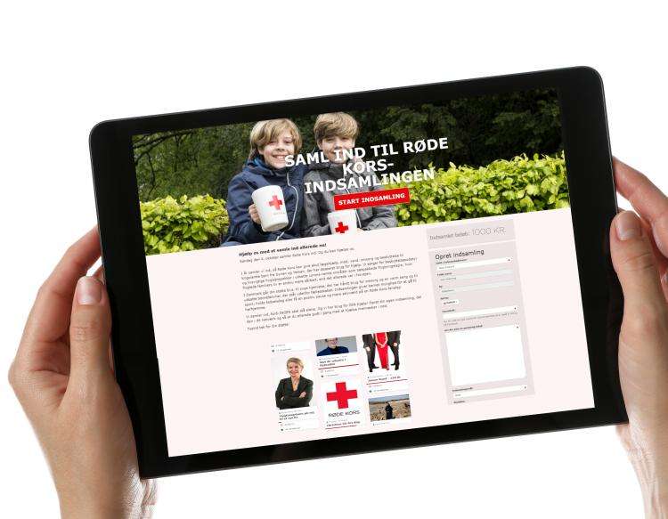 Saml ind digitalt for Røde Kors