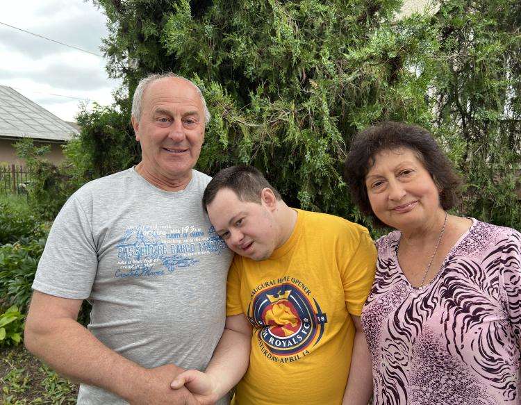 Jazaslav og familien i Ukraine
